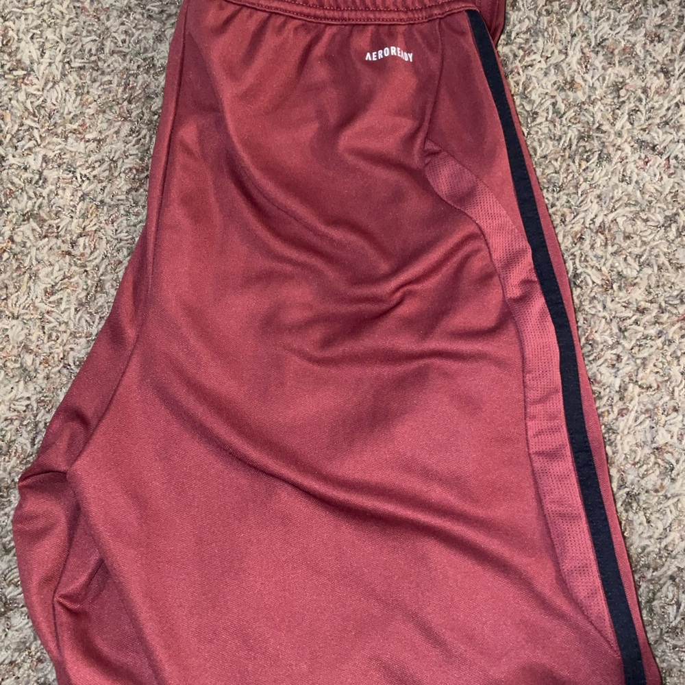 Adidas Maroon Track Pants - Picture 3 of 6